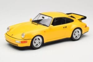 Porsche 911 964 Turbo Keltainen Minichamps 1:18 155069100 Metalli