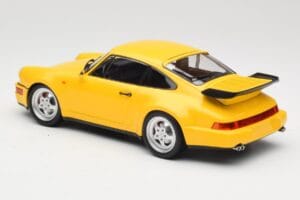 Porsche 911 964 Turbo Keltainen Minichamps 1:18 155069100 Metalli — kuva 5 / 6