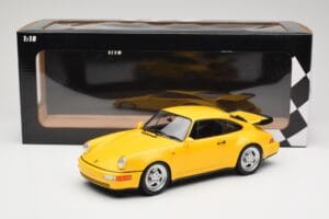 Porsche 911 964 Turbo Keltainen Minichamps 1:18 155069100 Metalli — kuva 6 / 6