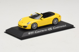 Porsche 911 991 Carrera 4S Avoauto Keltainen Minichamps 1:43 WAP0201120C Metalli — kuva 2 / 5