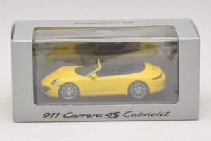 Porsche 911 991 Carrera 4S Avoauto Keltainen Minichamps 1:43 WAP0201120C Metalli — kuva 5 / 5