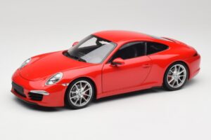 Porsche 911 991 Carrera S Guards Punainen Minichamps 1:18 100061020 Metalli