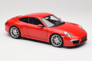 Porsche 911 991 Carrera S Guards Punainen Minichamps 1:18 100061020 Metalli — kuva 6 / 8