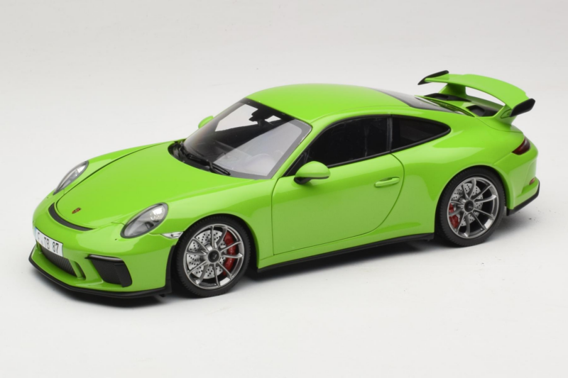 Porsche 911 991 GT3 Vihreä Shmee150 Minichamps 1:18 110067025 Metalli