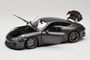 Porsche 911 991 GT3 Grey Metallic Minichamps 1:18 110062720 Metalli — kuva 2 / 8