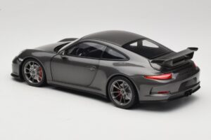 Porsche 911 991 GT3 Grey Metallic Minichamps 1:18 110062720 Metalli — kuva 7 / 8