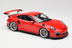 Porsche 911 991 GT3 RS Guards Punainen Hopea Vanteet AUTOart 1:18 78165 Metalli — kuva 6 / 8