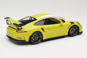 Porsche 911 991.1 GT3 RS Lizard Green & Stripes Minichamps 1:18 155066224 Metalli — kuva 2 / 6