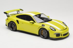 Porsche 911 991.1 GT3 RS Lizard Green & Stripes Minichamps 1:18 155066224 Metalli — kuva 4 / 6