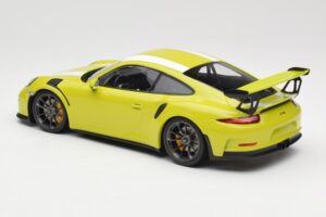 Porsche 911 991.1 GT3 RS Lizard Green & Stripes Minichamps 1:18 155066224 Metalli — kuva 5 / 6