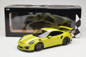 Porsche 911 991.1 GT3 RS Lizard Green & Stripes Minichamps 1:18 155066224 Metalli — kuva 6 / 6