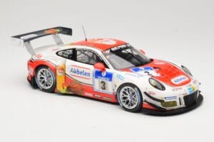 Porsche 911 991.1 GT3 R #3 Frikadelli Racing N. Siedler / K. Abbelen / S. Schmitz 24 Hours of Nurburgring 2016 Minichamps 1:1 — kuva 4 / 6