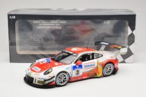 Porsche 911 991.1 GT3 R #3 Frikadelli Racing N. Siedler / K. Abbelen / S. Schmitz 24 Hours of Nurburgring 2016 Minichamps 1:1 — kuva 6 / 6