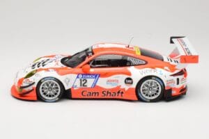 Porsche 911 991.1 GT3 R Manthey Racing #12 F. Klohs / P. Renauer 24 Hours Nurburgring 2017 Minichamps 1:18 155176912 Metalli — kuva 3 / 6