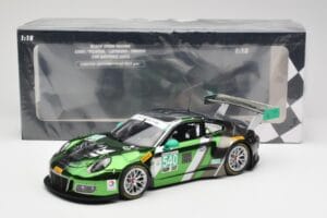 Porsche 911 991.1 GT3 R #540 Black Swan Racing P. Long / T. Pilgrim 24h Daytona 2016 Minichamps 1:18 155166540 Metalli — kuva 6 / 6