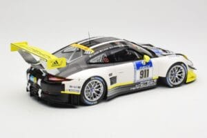 Porsche 911 991.1 GT3 R #911 Manthey Racing N. Tandy / E. Bamber 24h Nurburgring 2016 Minichamps 1:18 155166911 Metalli — kuva 2 / 6