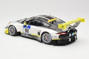 Porsche 911 991.1 GT3 R #911 Manthey Racing N. Tandy / E. Bamber 24h Nurburgring 2016 Minichamps 1:18 155166911 Metalli — kuva 5 / 6