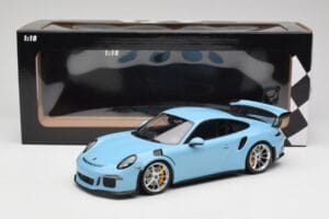 Porsche 911 991.1 GT3 RS Sininen Matta Vanteet Minichamps 1:18 153066235 Metalli — kuva 6 / 6