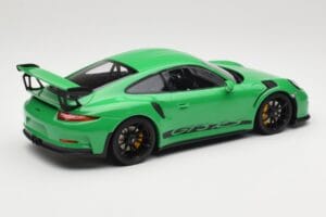 Porsche 911 991.1 GT3 RS Vihreä Mustat Vanteet Minichamps 1:18 153066228 Metalli — kuva 2 / 6