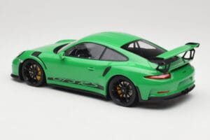 Porsche 911 991.1 GT3 RS Vihreä Mustat Vanteet Minichamps 1:18 153066228 Metalli — kuva 5 / 6