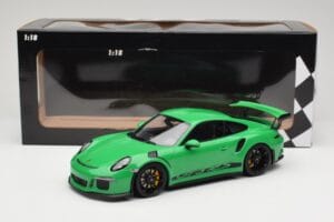 Porsche 911 991.1 GT3 RS Vihreä Mustat Vanteet Minichamps 1:18 153066228 Metalli — kuva 6 / 6
