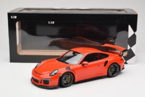 Porsche 911 991.1 GT3 RS Lava Orange Minichamps 1:18 155066220 Metalli — kuva 6 / 6