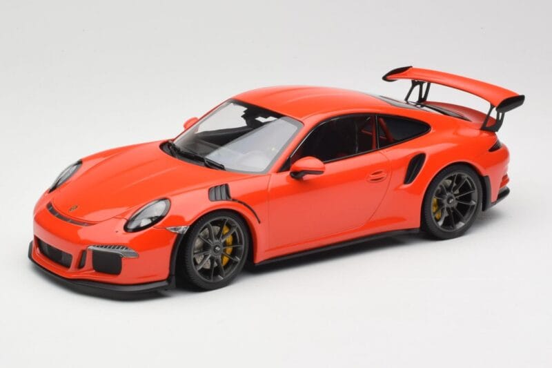 Porsche 911 991.1 GT3 RS Lava Orange Minichamps 1:18 155066220 Metalli