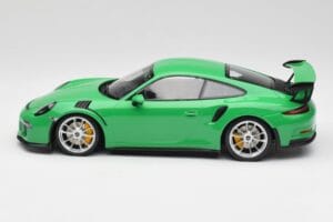 Porsche 911 991.1 GT3 RS Lizard Vihreä & Hopeat Pyörät Minichamps 1:18 153066229 Metalli — kuva 3 / 6
