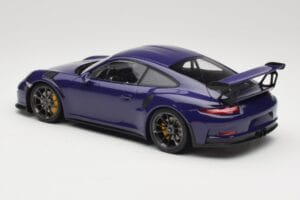 Porsche 911 991.1 GT3 RS Ultraviolet Minichamps 1:18 155066221 Metalli — kuva 5 / 6