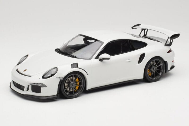 Porsche 911 991.1 GT3 RS Valkoinen Mustat Vanteet Minichamps 1:18 153066224 Metalli