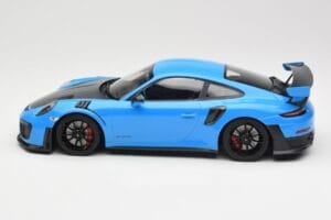 Porsche 911 991.2 GT2 RS Sininen Mustilla Vanteilla Minichamps 1:18 155068308 Metalli — kuva 3 / 6