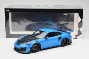 Porsche 911 991.2 GT2 RS Sininen Mustilla Vanteilla Minichamps 1:18 155068308 Metalli — kuva 6 / 6