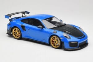 Porsche 911 991.2 GT2 RS Sininen Kultaisilla Vanteilla Minichamps 1:18 155068302 Metalli — kuva 4 / 6
