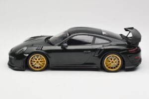Porsche 911 991.2 GT2 RS Vihreä Weissach Package Kultaiset Vanteet Minichamps 1:18 155068306 Metalli — kuva 3 / 6
