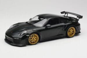 Porsche 911 991.2 GT2 RS Vihreä Weissach Package Kultaiset Vanteet Minichamps 1:18 155068306 Metalli