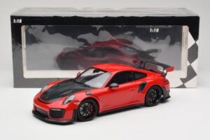 Porsche 911 GT2 RS 991.2 Punainen Mustat Vanteet Minichamps 1:18 155968307 Metalli — kuva 6 / 6