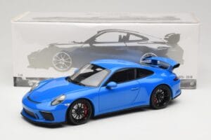 Porsche 911 991.2 GT3 Sininen Minichamps 1:18 110067024 Metalli — kuva 8 / 8