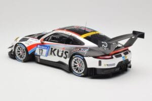 Porsche 911 991.2 GT3 R #17 Kues Team 75 Bernhard M. Christensen / K. Cairoli 24 Hours of Nurburgring 2018 Minichamps 1:18 15 — kuva 5 / 6