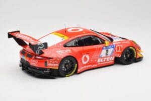 Porsche 911 991.2 GT3 R #2 Team Gigaspeed S. Bockmann 24 Hours of Nurburgring 2018 Minichamps 1:18 155186902 Metalli — kuva 2 / 6
