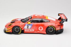 Porsche 911 991.2 GT3 R #2 Team Gigaspeed S. Bockmann 24 Hours of Nurburgring 2018 Minichamps 1:18 155186902 Metalli — kuva 3 / 6