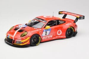 Porsche 911 991.2 GT3 R #2 Team Gigaspeed S. Bockmann 24 Hours of Nurburgring 2018 Minichamps 1:18 155186902 Metalli