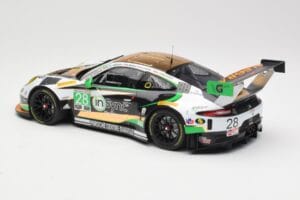 Porsche 911 991.2 GT3 R #28 Alegra Motorsports D. de Quesada / M. Morad Class Winners 24 Hours of Daytona 2017 Minichamps 1:1 — kuva 5 / 6