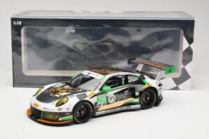 Porsche 911 991.2 GT3 R #28 Alegra Motorsports D. de Quesada / M. Morad Class Winners 24 Hours of Daytona 2017 Minichamps 1:1 — kuva 6 / 6