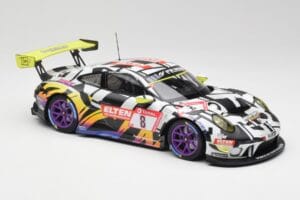 Porsche 911 991.2 GT3 R #8 Iron Force Ring Police 24 Hours Nürburgring 2019 Minichamps 1:18 153196088 Metalli — kuva 4 / 6