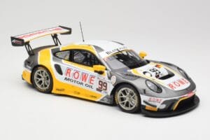 Porsche 911 991.2 GT3 R #99 Rowe Racing D. Olsen / M. Campbell 24 Hours of Spa 2019 Minichamps 1:18 155196099 Metalli — kuva 4 / 6