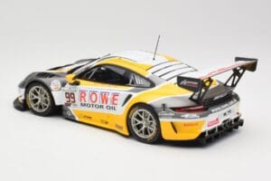 Porsche 911 991.2 GT3 R #99 Rowe Racing D. Olsen / M. Campbell 24 Hours of Spa 2019 Minichamps 1:18 155196099 Metalli — kuva 5 / 6