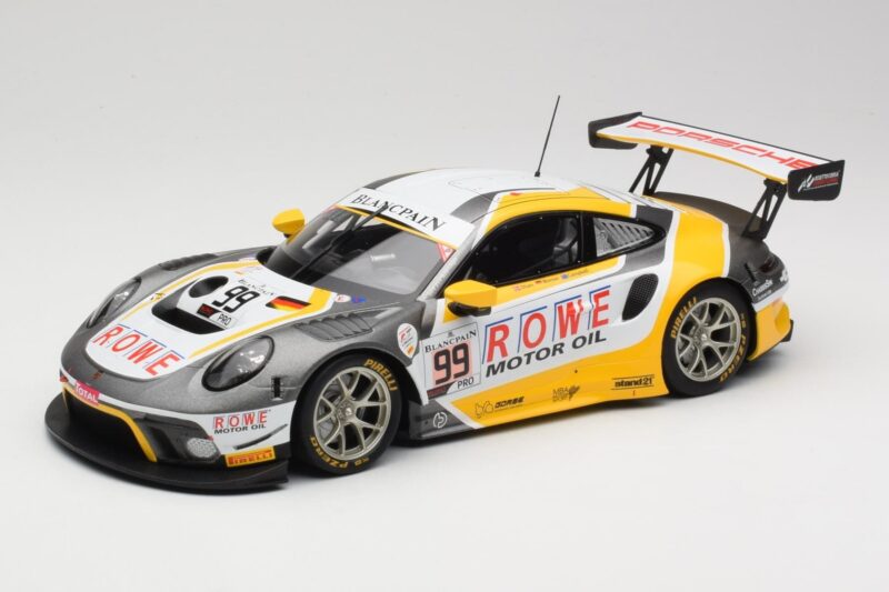 Porsche 911 991.2 GT3 R #99 Rowe Racing D. Olsen / M. Campbell 24 Hours of Spa 2019 Minichamps 1:18 155196099 Metalli