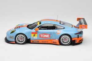 Porsche 911 991.2 GT3 R Pacific Gulf Racing #9 J. Lammers / K. Miura Super GT 300 Series 2017 Minichamps 1:18 155176909 Metal — kuva 3 / 6