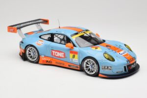Porsche 911 991.2 GT3 R Pacific Gulf Racing #9 J. Lammers / K. Miura Super GT 300 Series 2017 Minichamps 1:18 155176909 Metal — kuva 4 / 6
