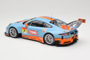 Porsche 911 991.2 GT3 R Pacific Gulf Racing #9 J. Lammers / K. Miura Super GT 300 Series 2017 Minichamps 1:18 155176909 Metal — kuva 5 / 6